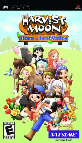 The coverart image of Harvest Moon: Hero of Leaf Valley