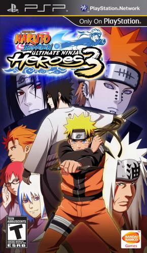 The coverart image of Naruto Shippuden: Ultimate Ninja Heroes 3
