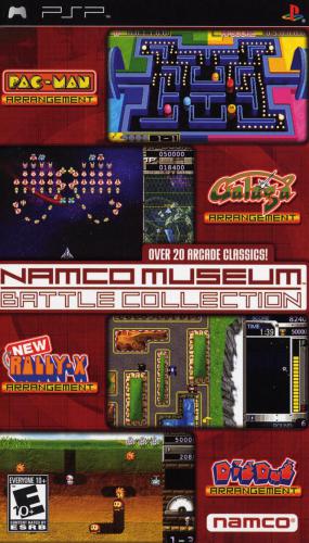 The coverart image of Namco Museum Battle Collection