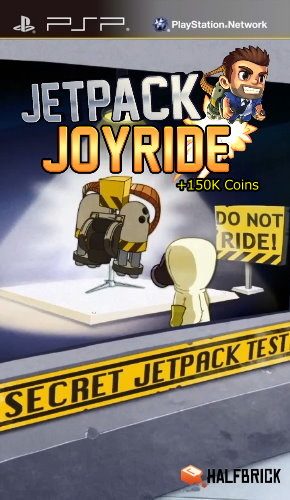 The coverart image of Jetpack Joyride + 150K Coins (v2)