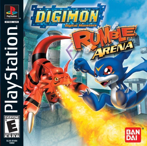 The coverart image of Digimon Rumble Arena