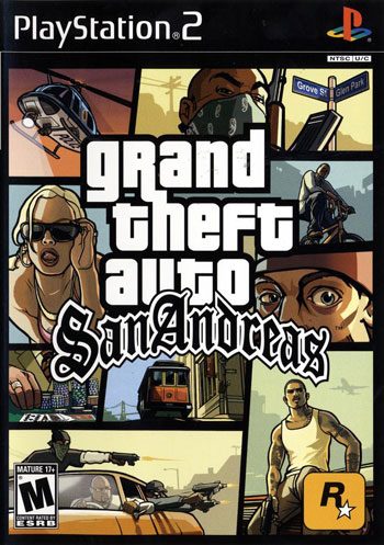 The coverart image of Grand Theft Auto: San Andreas (Indonesian)