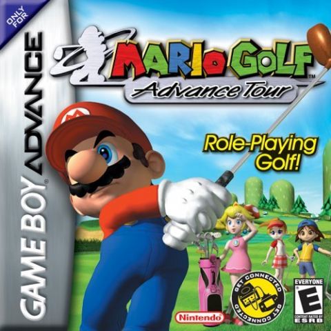 The coverart image of Mario Golf: Advance Tour