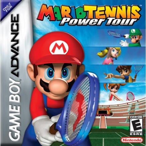 The coverart image of Mario Tennis: Power Tour
