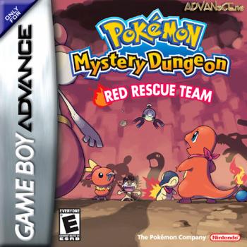 The coverart image of Pokemon Mystery Dungeon: Red Rescue Team