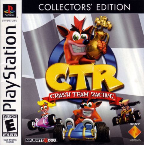 The coverart image of Crash Team Racing