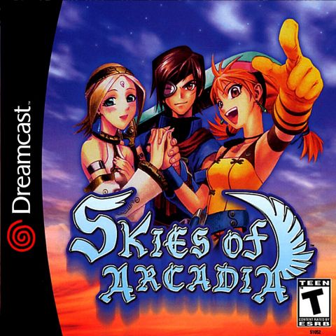 The coverart image of Skies of Arcadia