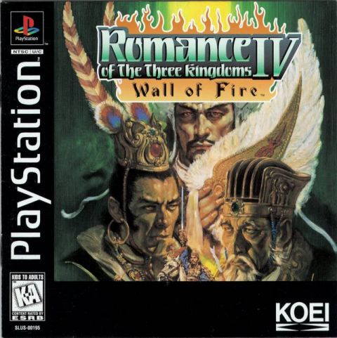 The coverart image of Romance of the Three Kingdoms IV: Wall of Fire