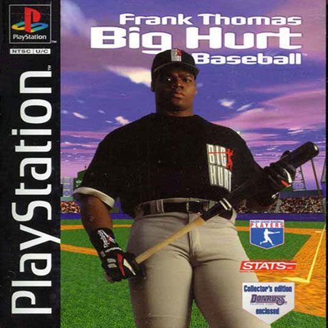 The coverart image of Frank Thomas Big Hurt Baseball