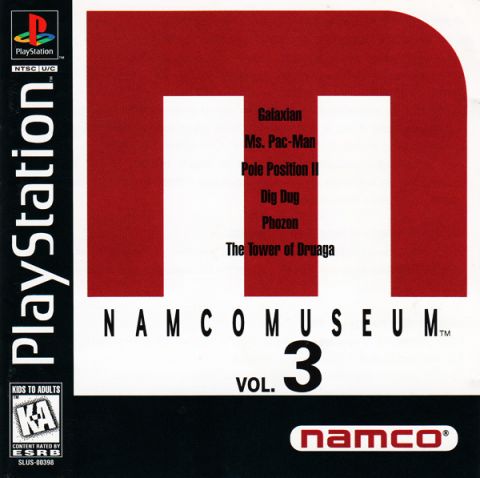 The coverart image of Namco Museum Vol.3