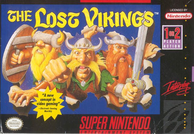 The coverart image of The Lost Vikings