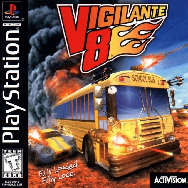 The coverart image of Vigilante 8