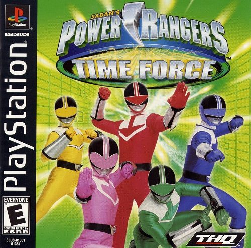 The coverart image of Power Rangers: Time Force