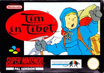The coverart image of Tintin in Tibet