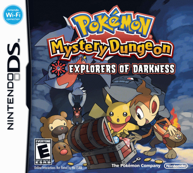 The coverart image of Pokemon Mystery Dungeon: Explorers of Darkness