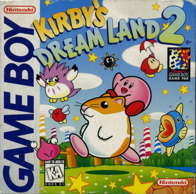 The coverart image of Kirby's Dream Land 2