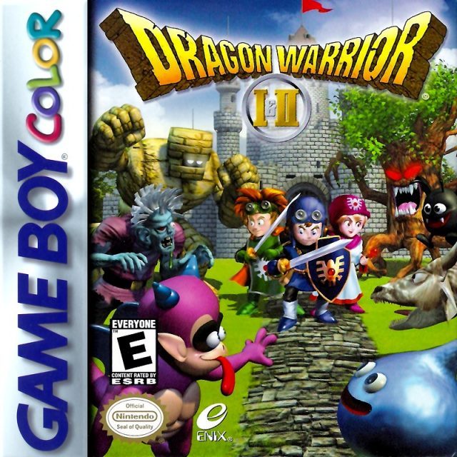 The coverart image of Dragon Warrior I and II
