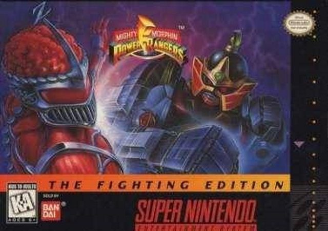 The coverart image of Mighty Morphin Power Rangers: The Fighting Edition