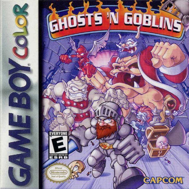 The coverart image of Ghost n' Goblins