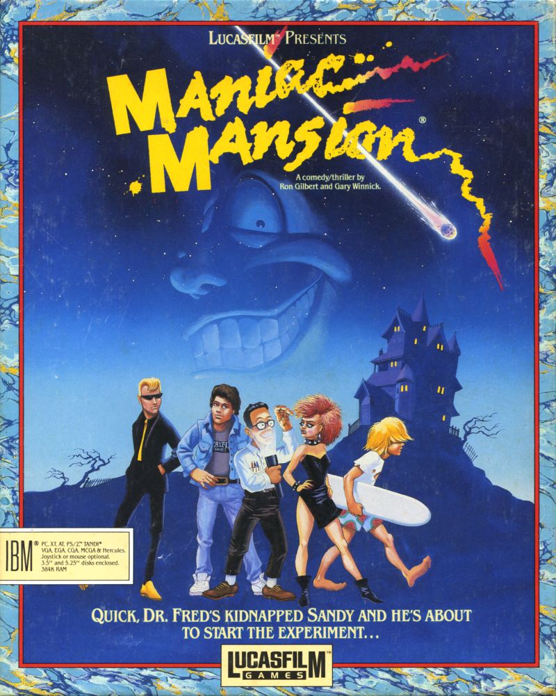 The coverart image of Maniac Mansion Enhanced Version