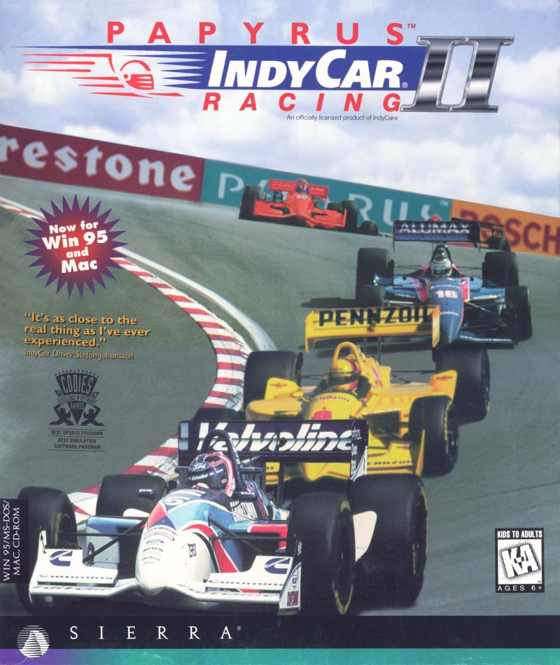 The coverart image of IndyCar Racing II