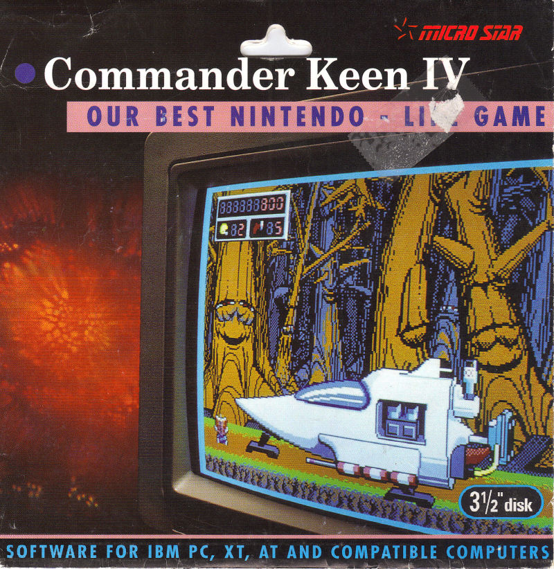 The coverart image of Commander Keen 4: Secret of the Oracle
