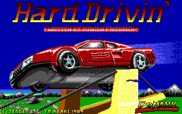 The coverart image of Hard Drivin'