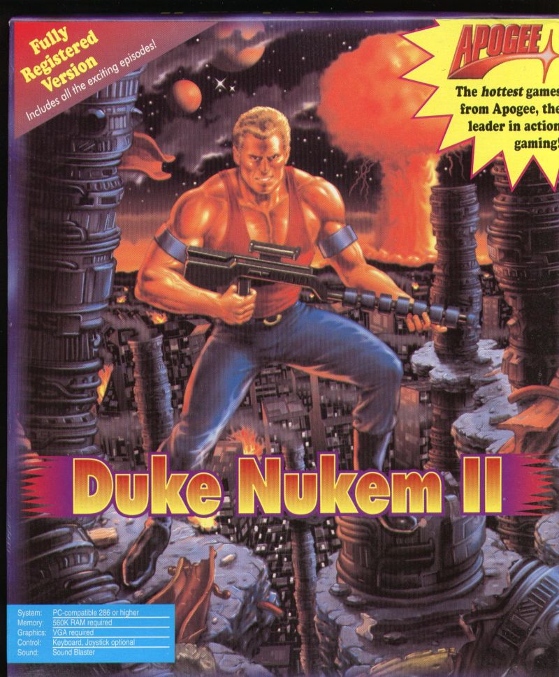 The coverart image of Duke Nukem II