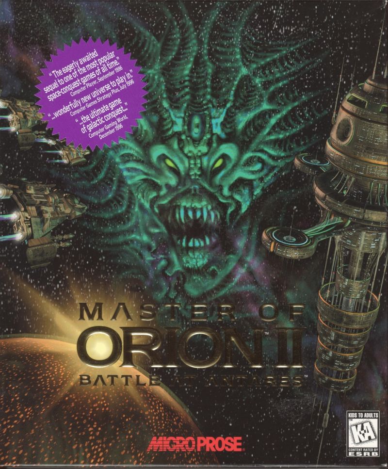 The coverart image of Master of Orion II: Battle at Antares