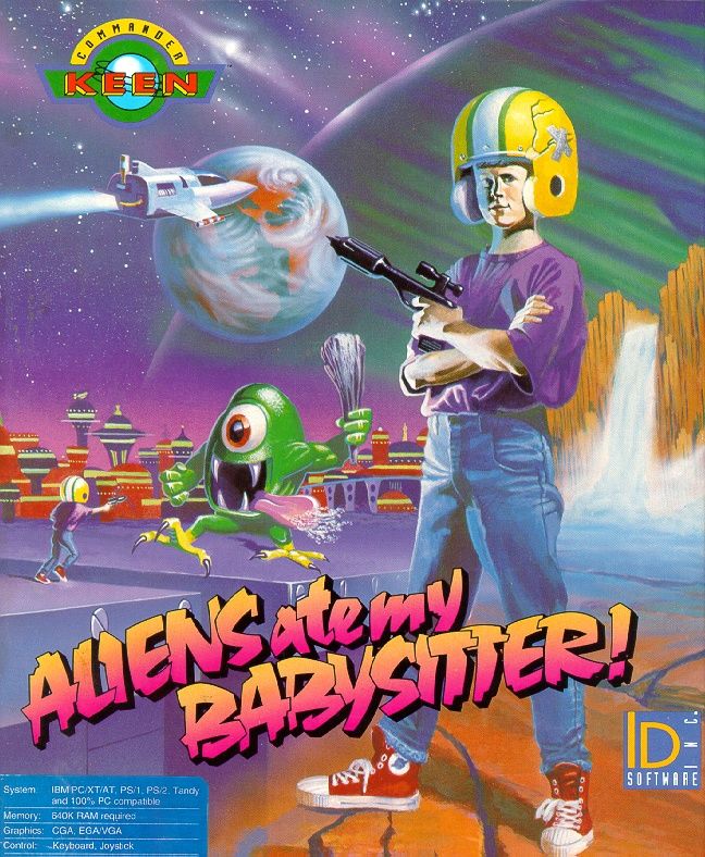 The coverart image of Commander Keen: Aliens Ate My Babysitter!
