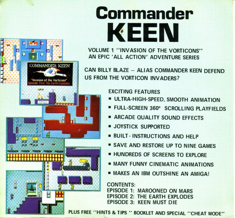 The coverart image of Commander Keen: Invasion of the Vorticons