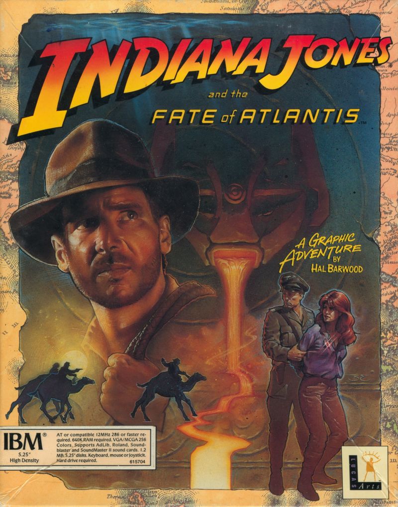 The coverart image of Indiana Jones and the Fate of Atlantis
