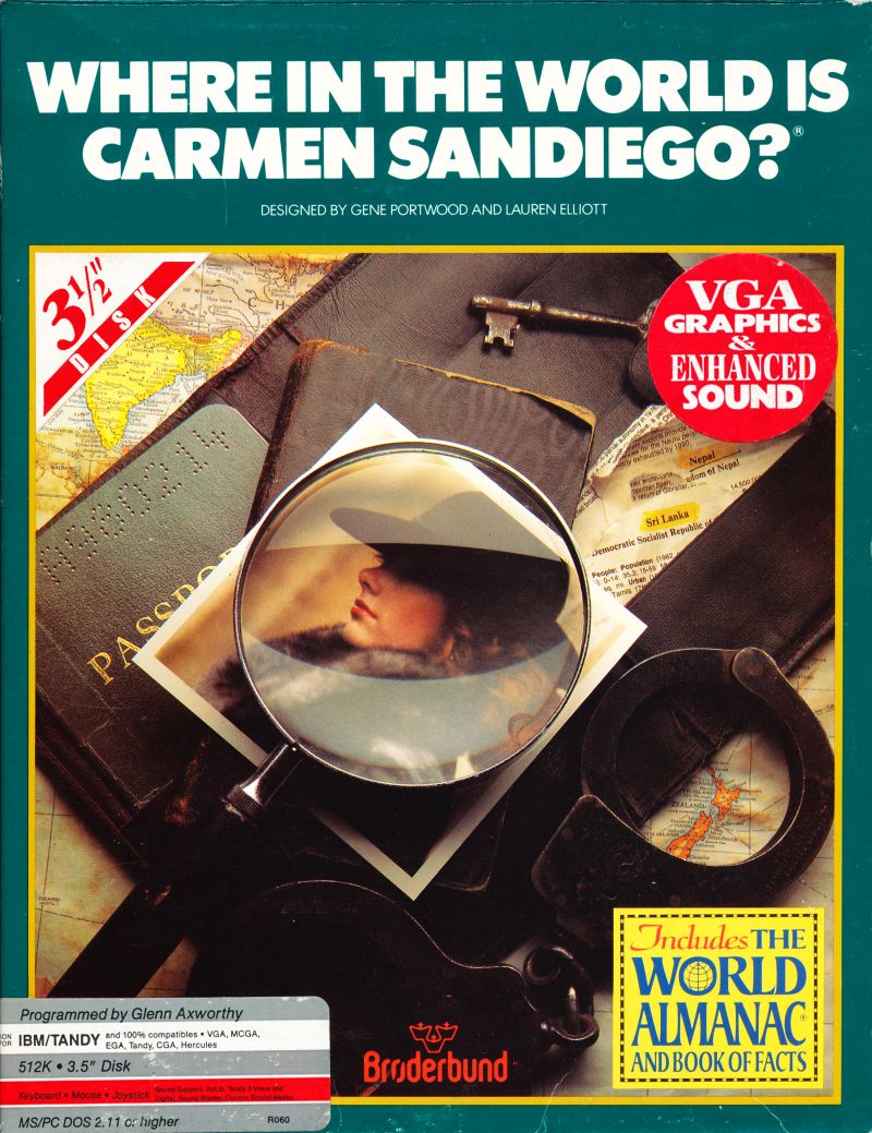 The coverart image of Where in the World Is Carmen Sandiego?