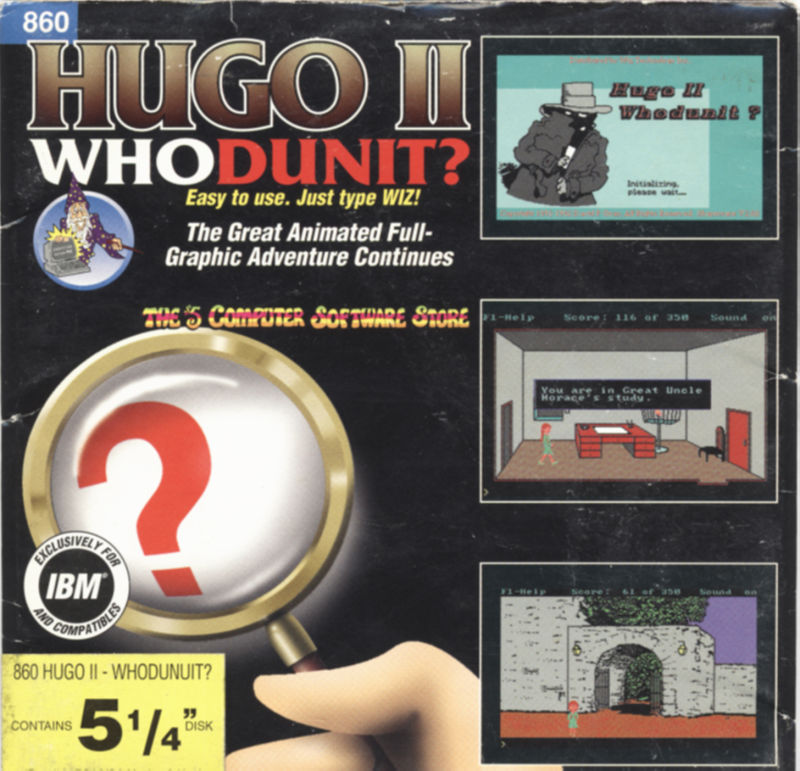 The coverart image of Hugo II: Whodunit?