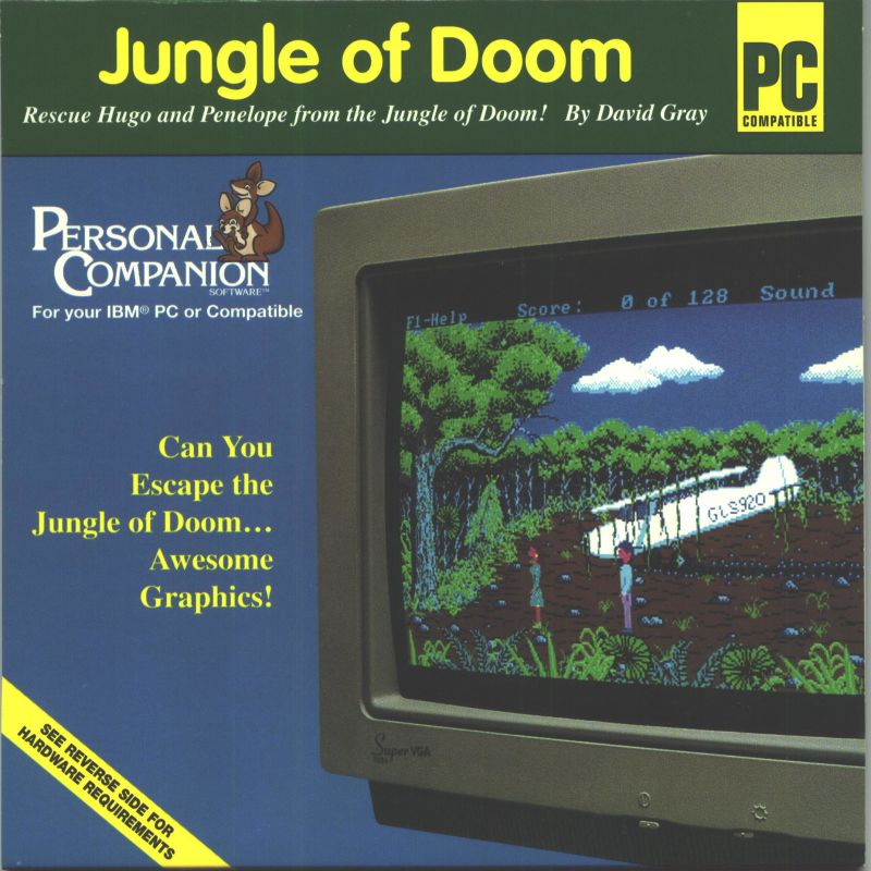 The coverart image of Hugo III: Jungle of Doom