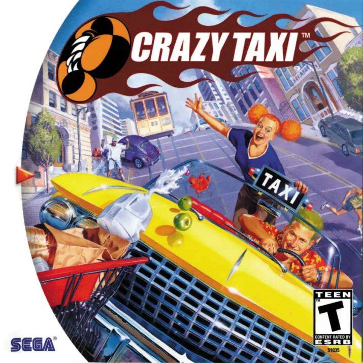 The coverart image of Crazy Taxi