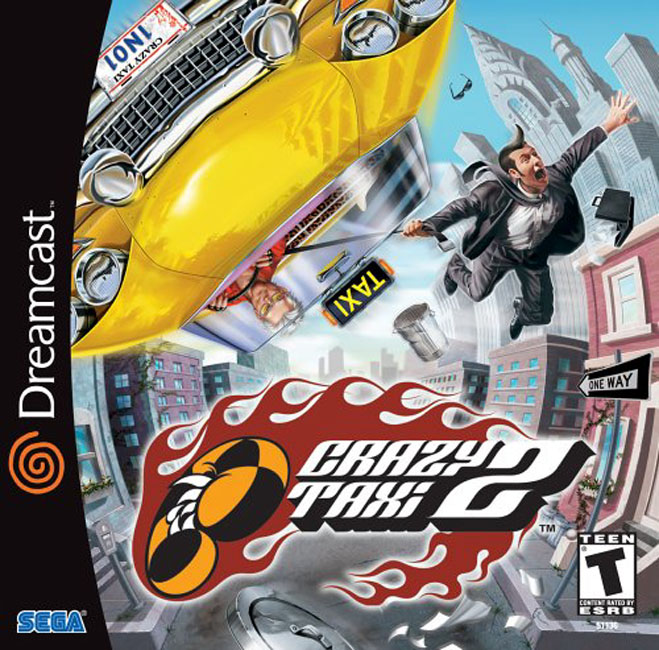 The coverart image of Crazy Taxi 2