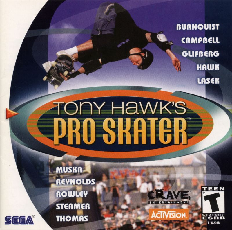 The coverart image of Tony Hawk's Pro Skater