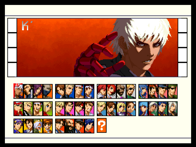 personagens the king of fighters 2000