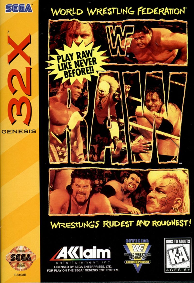 The coverart image of WWF RAW