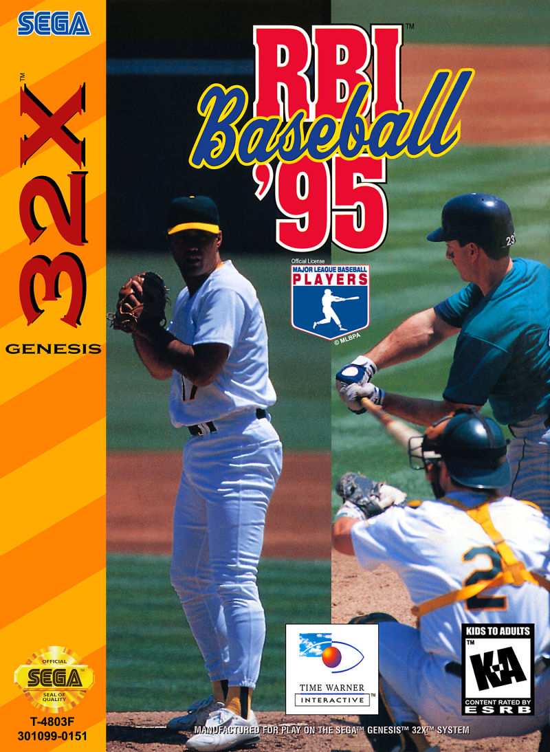 The coverart image of RBI Baseball '95