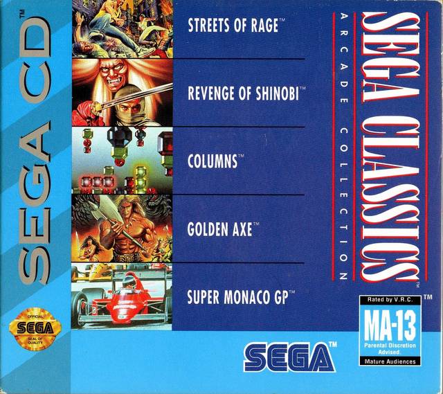 The coverart image of Sega Classics Arcade Collection 5-in-1