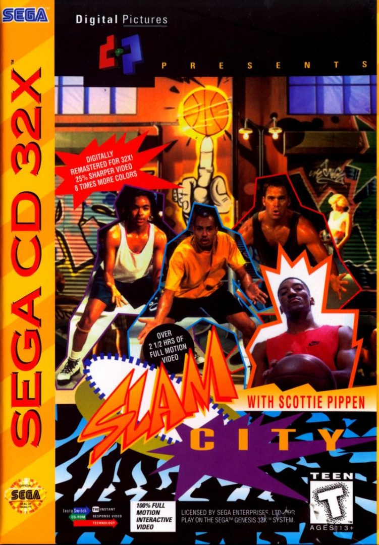 The coverart image of Slam City with Scottie Pippen (32X)