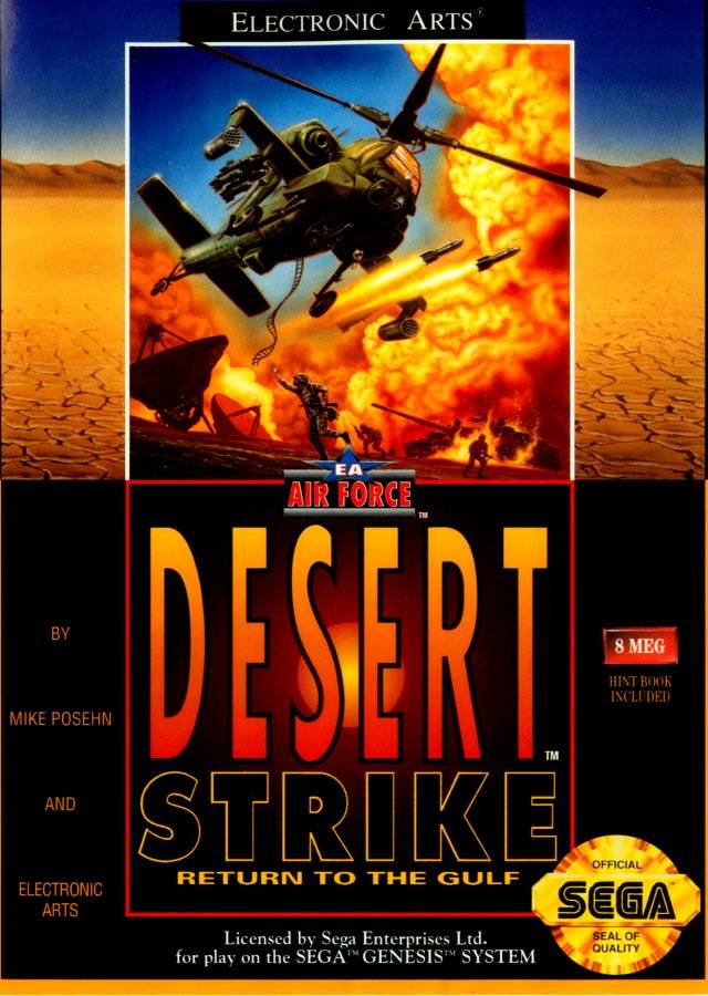 The coverart image of Desert Strike: Return to the Gulf 