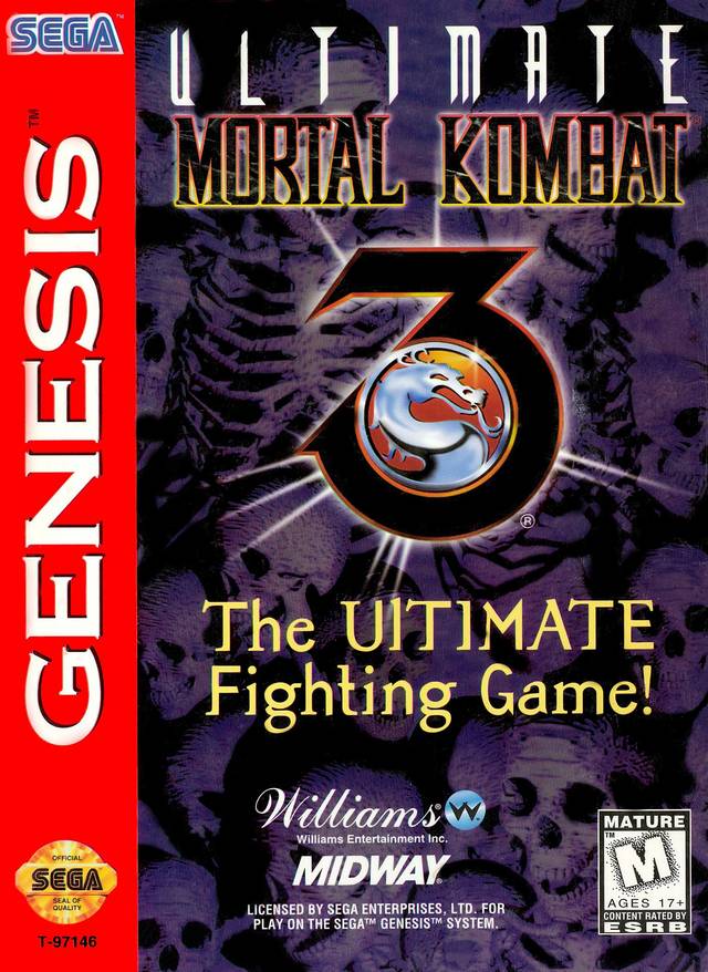 The coverart image of Ultimate Mortal Kombat 3