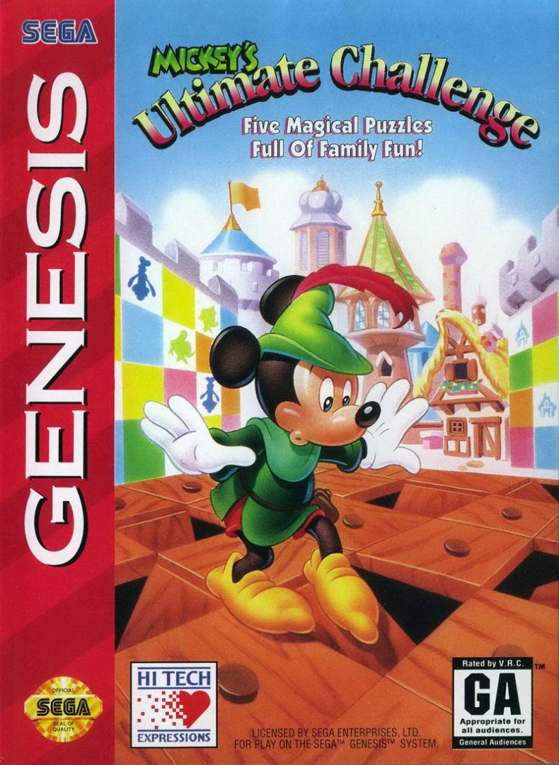 The coverart image of Mickey's Ultimate Challenge 