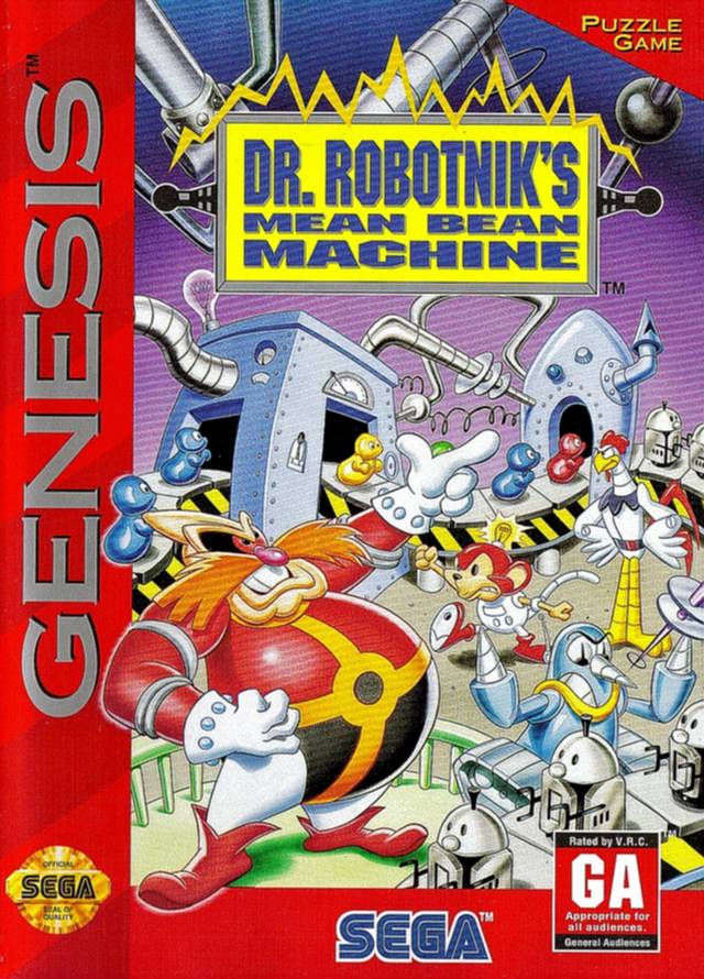 The coverart image of Dr. Robotnik's Mean Bean Machine