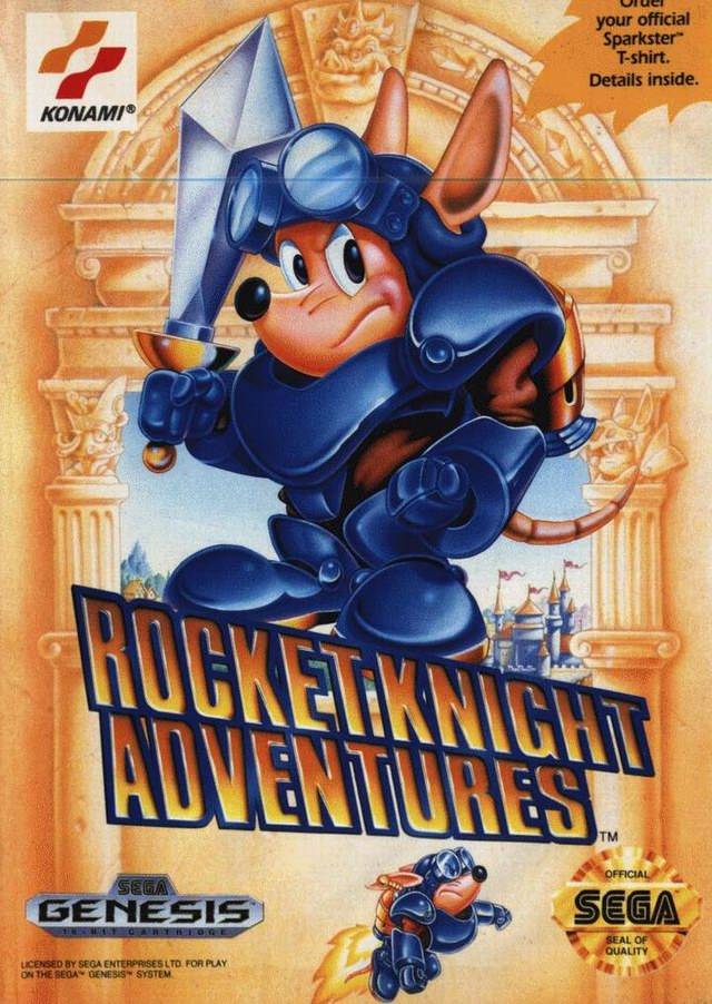 The coverart image of Rocket Knight Adventures