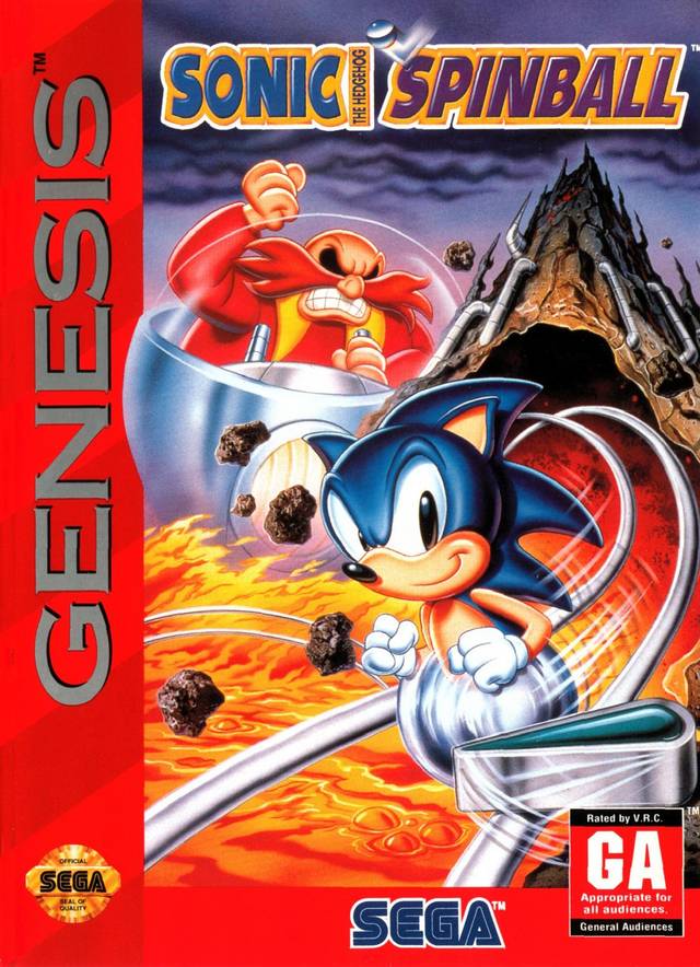 The coverart image of Sonic the Hedgehog Spinball
