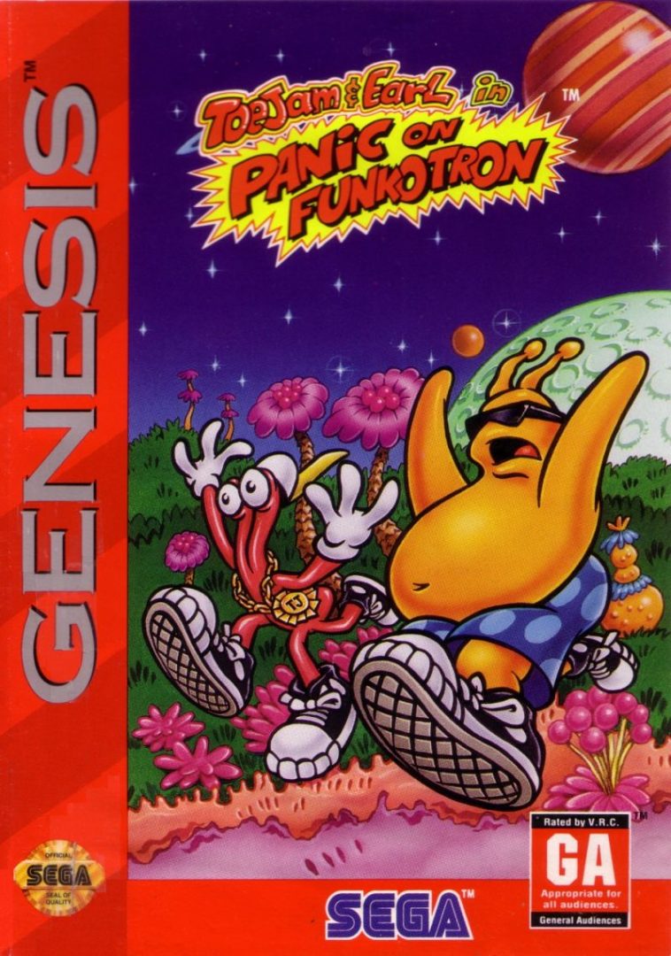 The coverart image of ToeJam & Earl in Panic on Funkotron